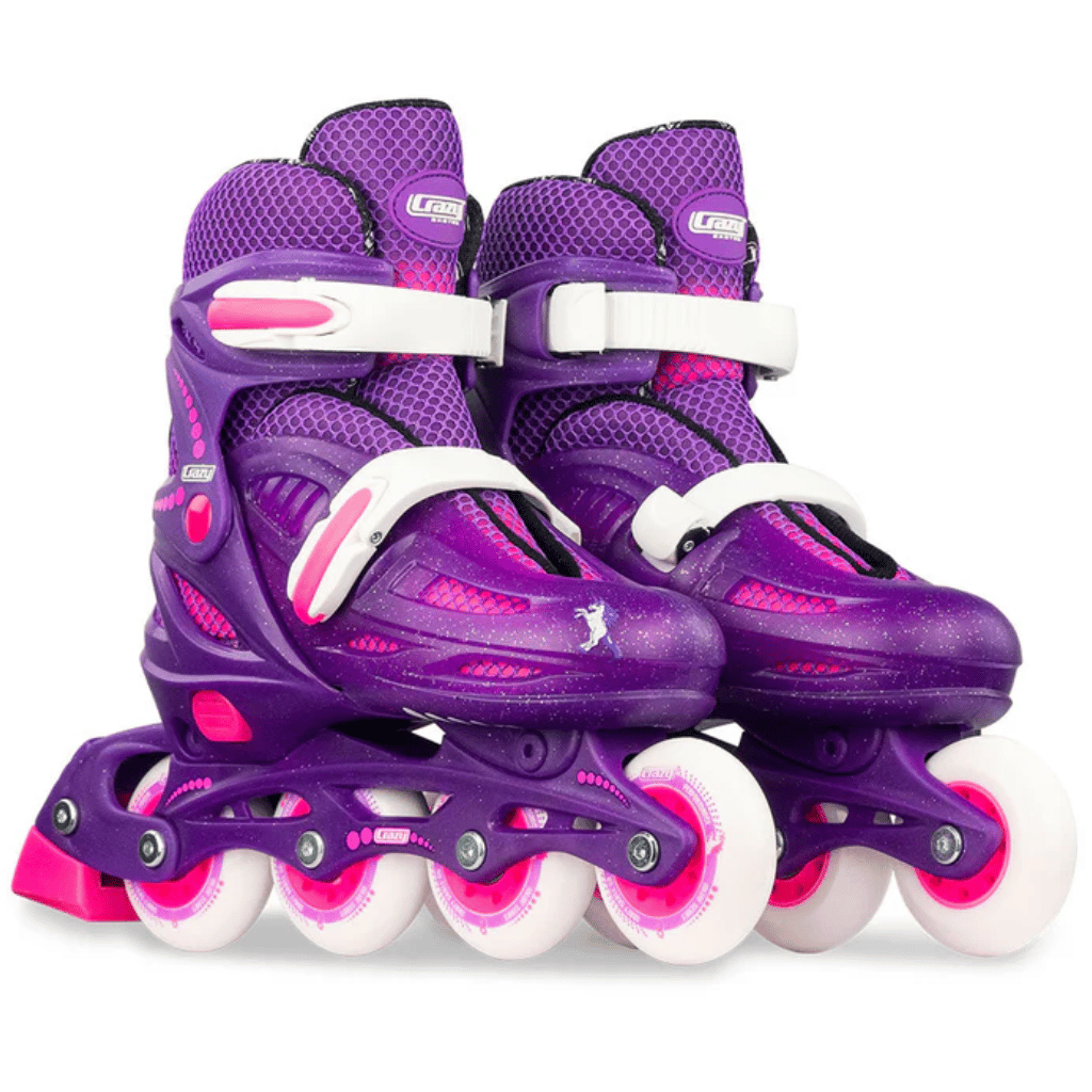 One Four Eight (148) Size Adjustable Inline Skates - Crazy Skates
