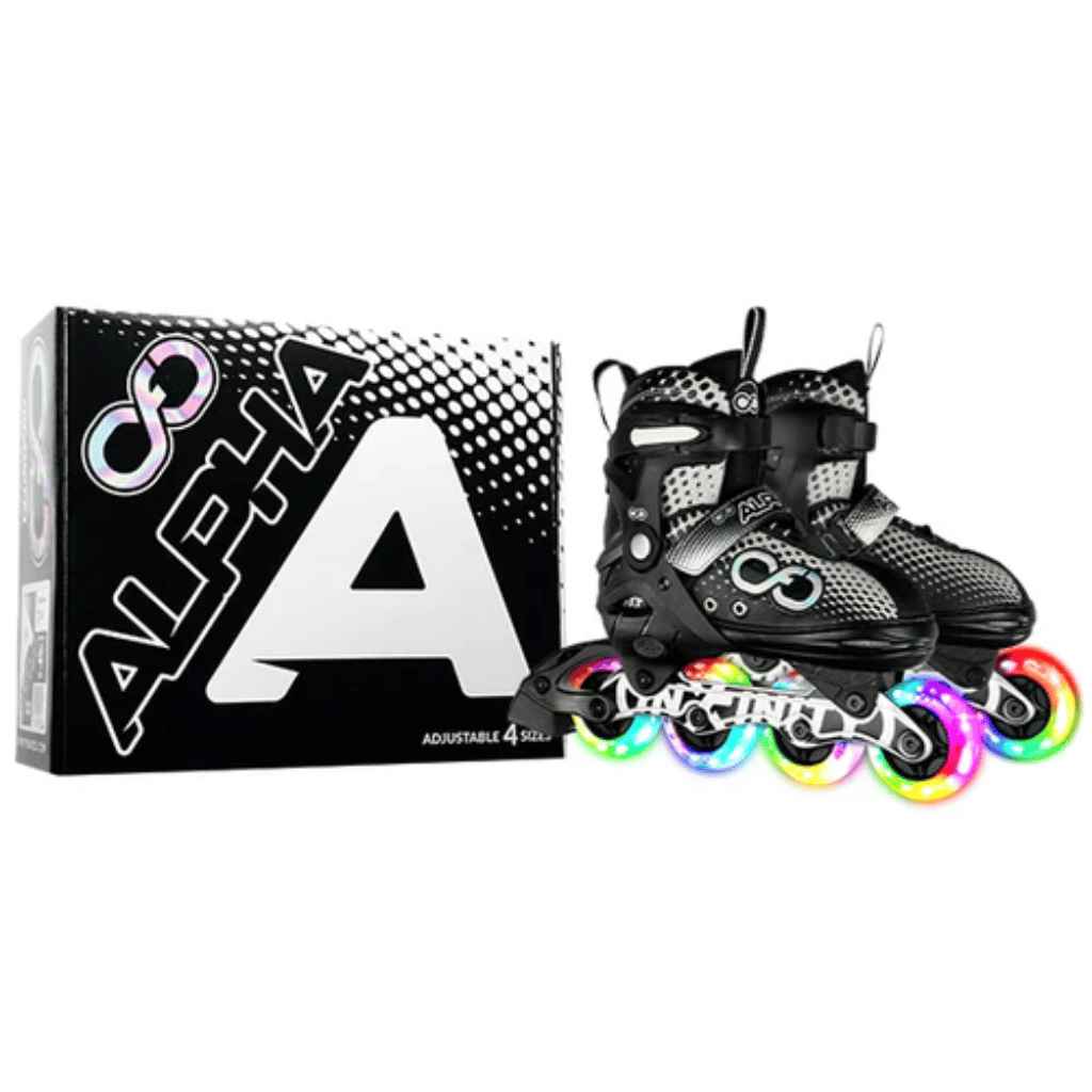 ALPHA Size Adjustable Inline Skates - Crazy Skates