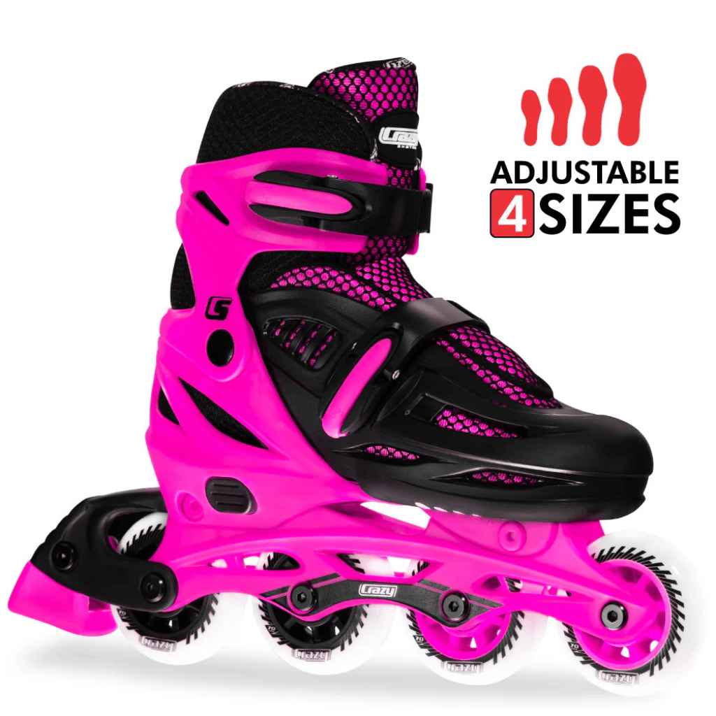 BLADE Size Adjustable Inline Skates - Crazy Skates