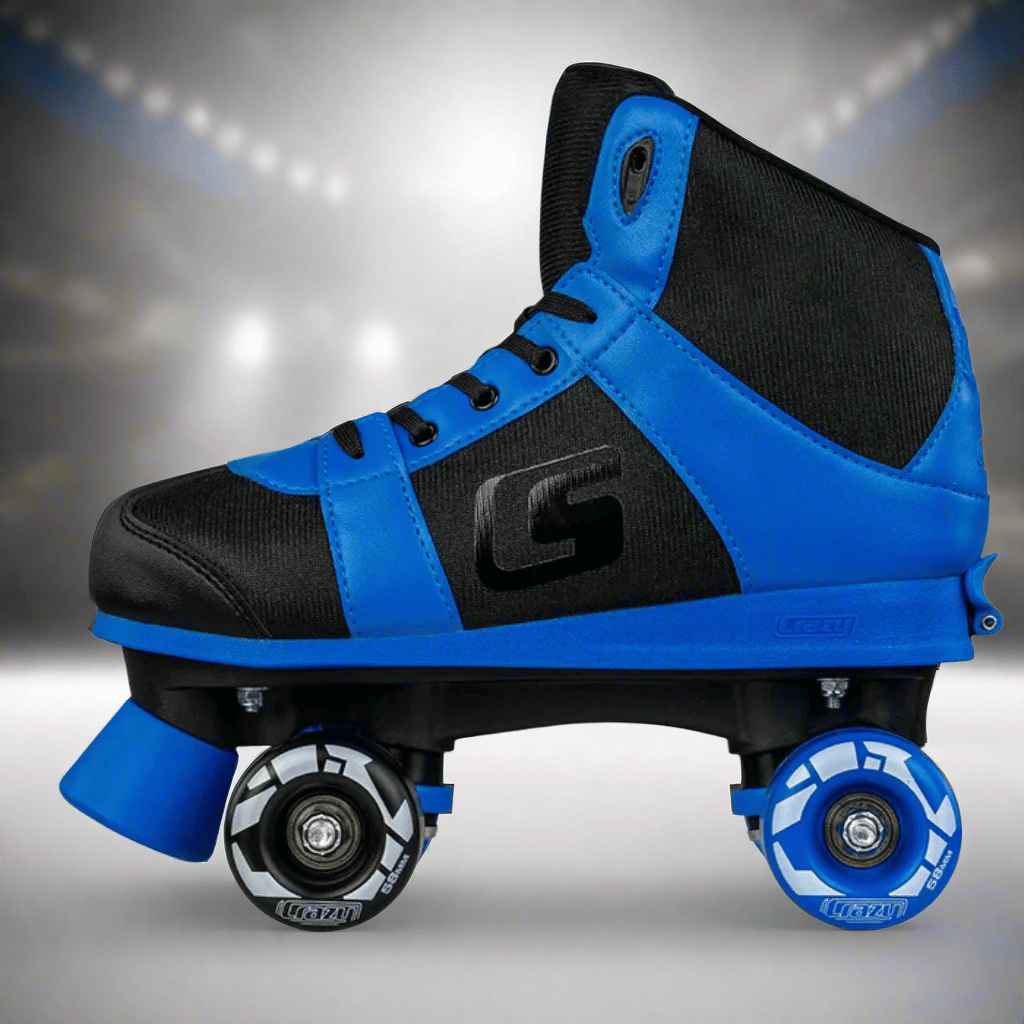 SK8 Size Adjustable Hi-Top Rollerskates - Crazy Skates