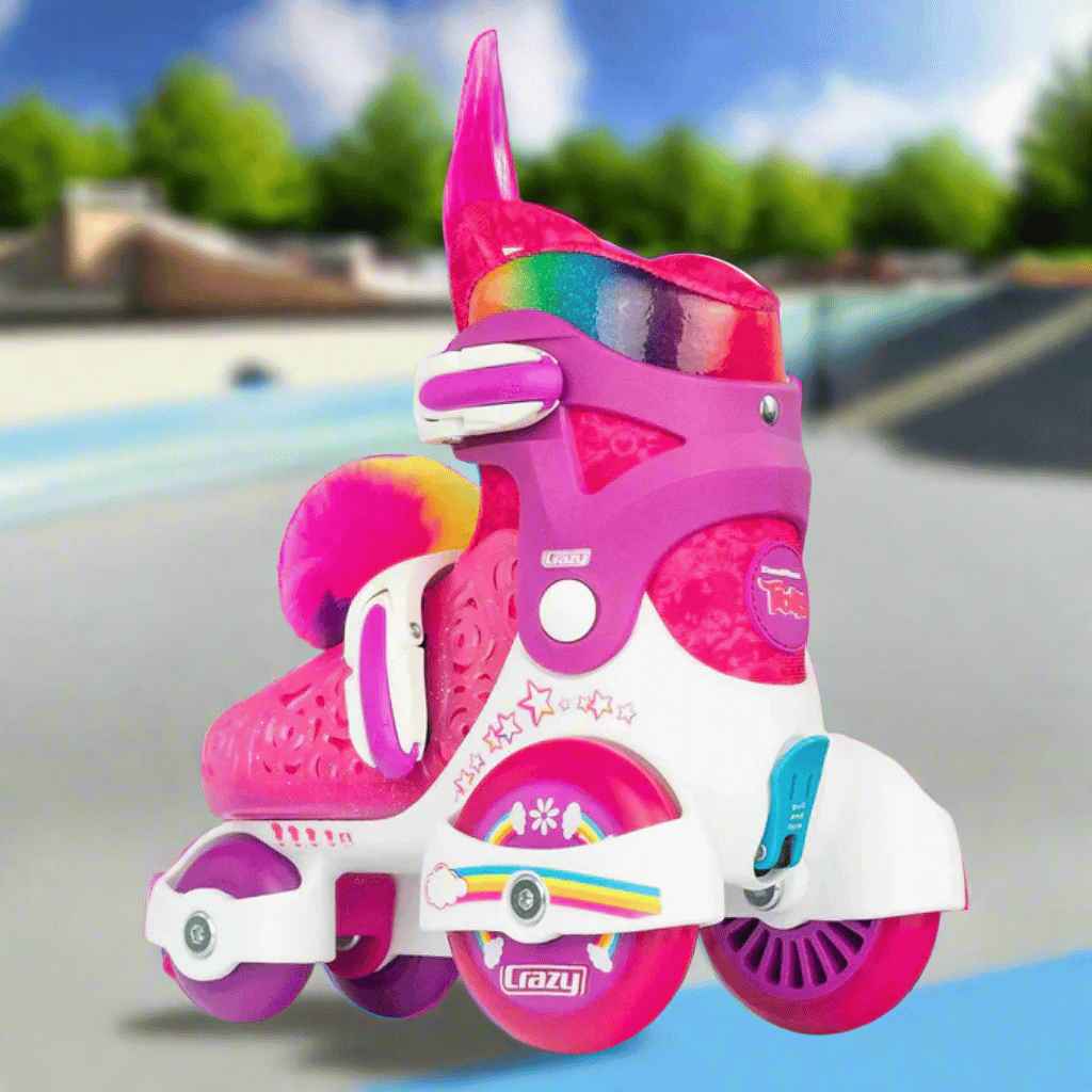 TROLLS Size Adjustable Klip Klop Skates - Crazy Skates