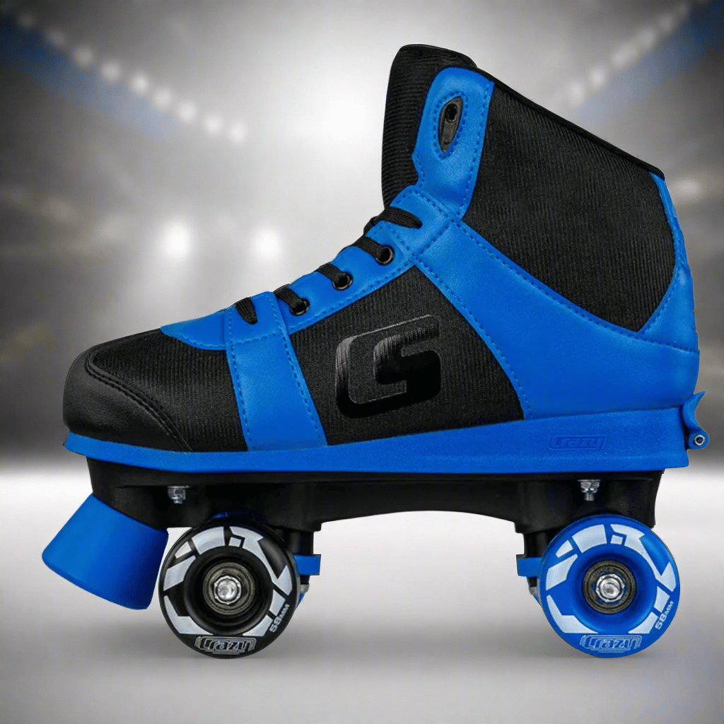 SK8 Size Adjustable Hi-Top Rollerskates - Crazy Skates