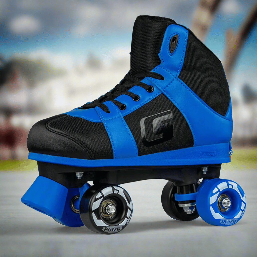 SK8 Size Adjustable Hi-Top Rollerskates - Crazy Skates
