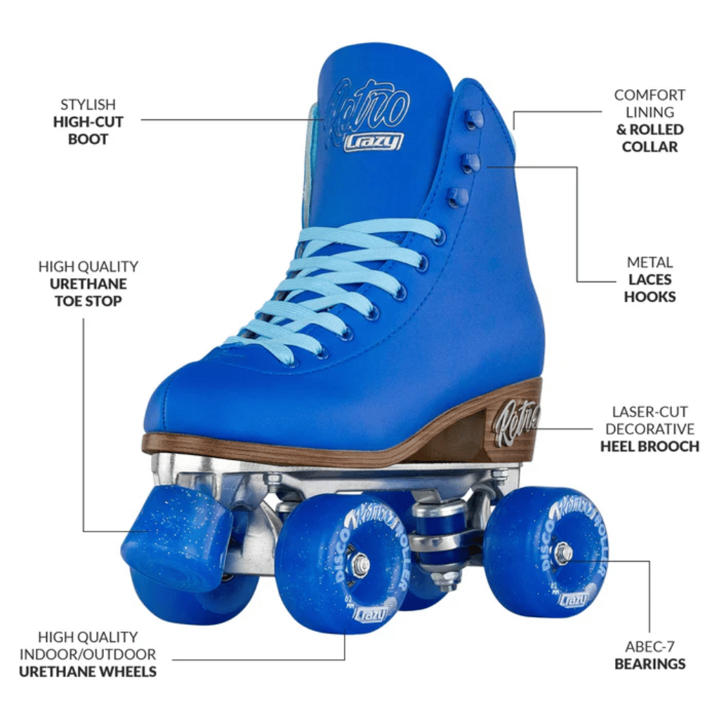 Retro Rollerskates - Crazy Skates