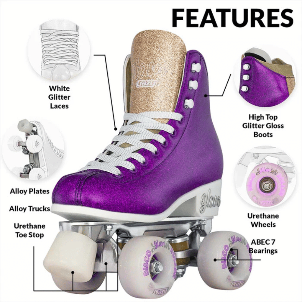 GLAM Roller Skates - Crazy Skates