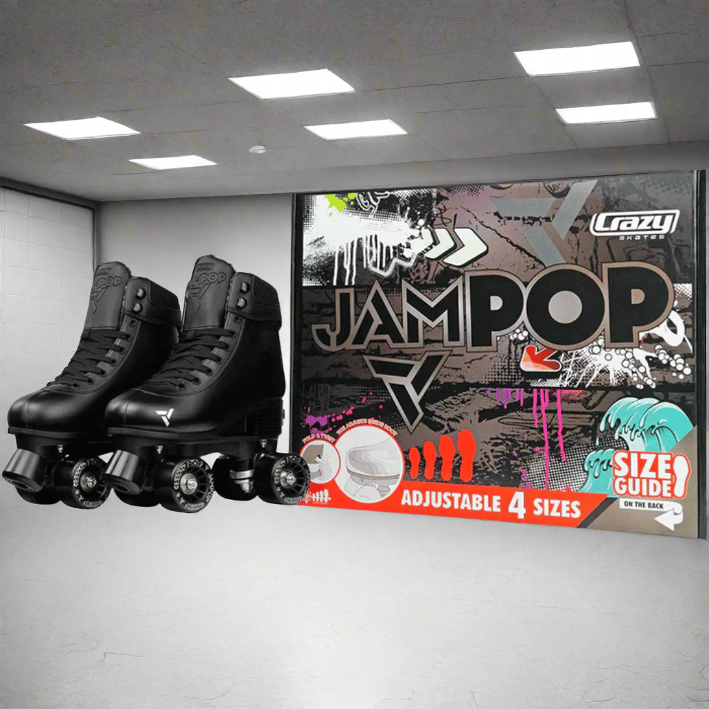 JAM POP Size Adjustable Rollerskates - Crazy Skates