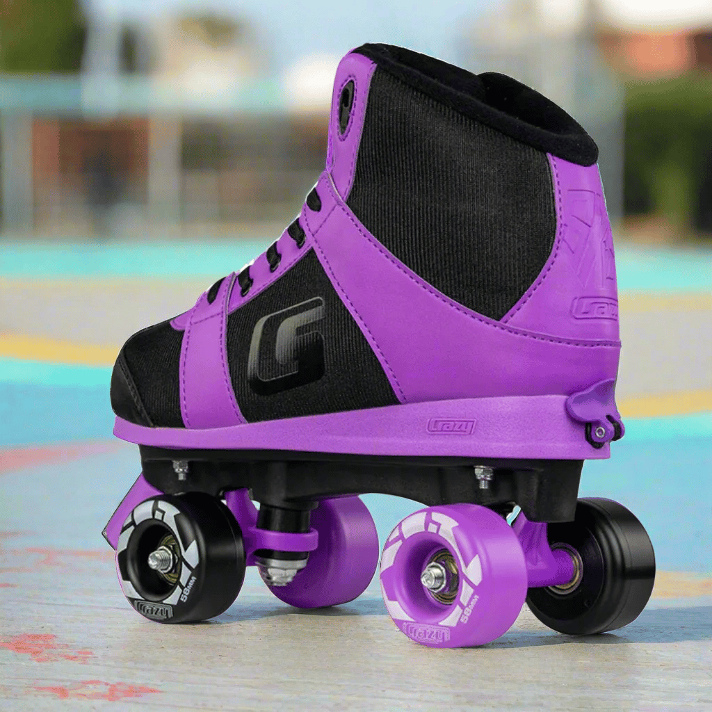 SK8 Size Adjustable Hi-Top Rollerskates - Crazy Skates