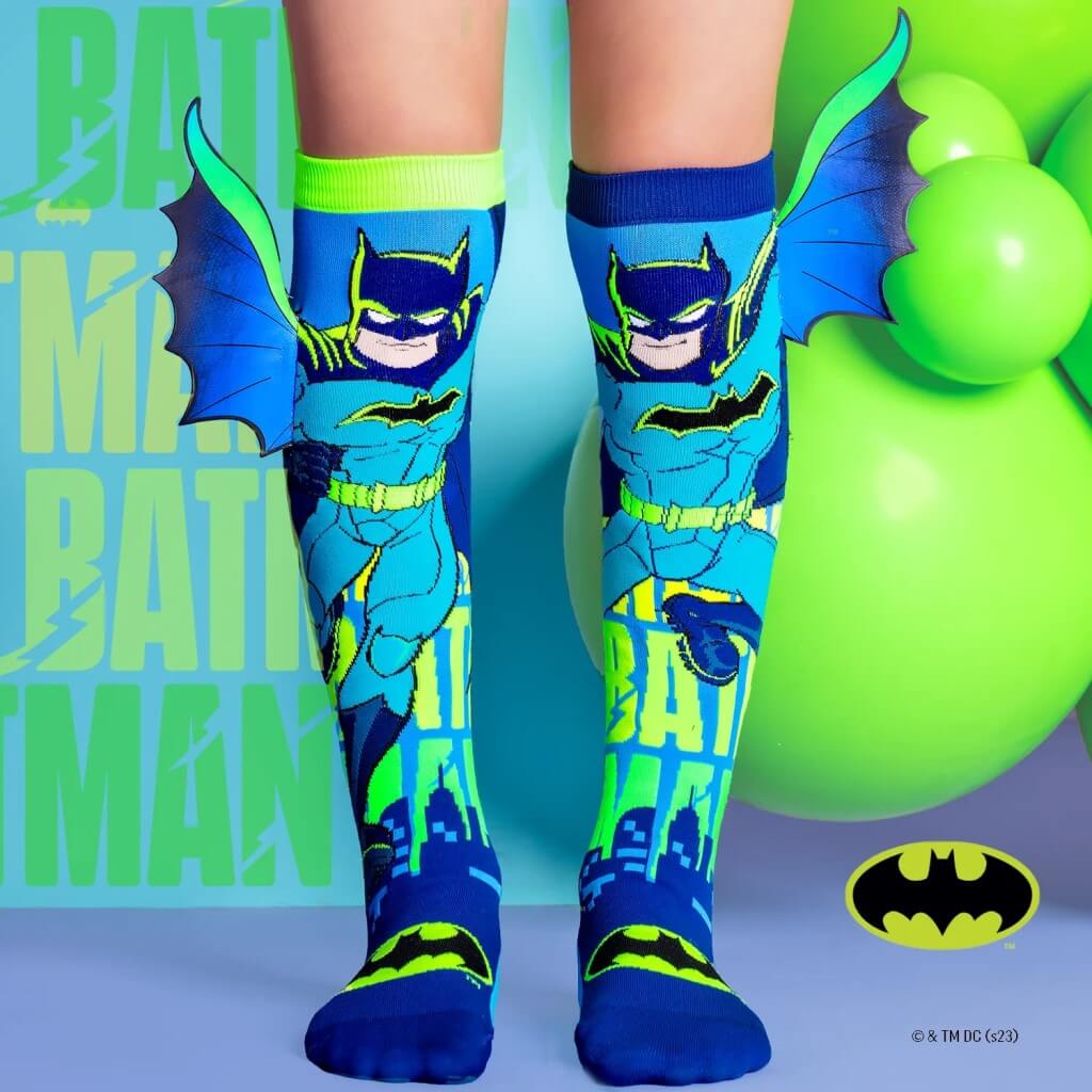 Batman Fan Neon Socks MADMIA