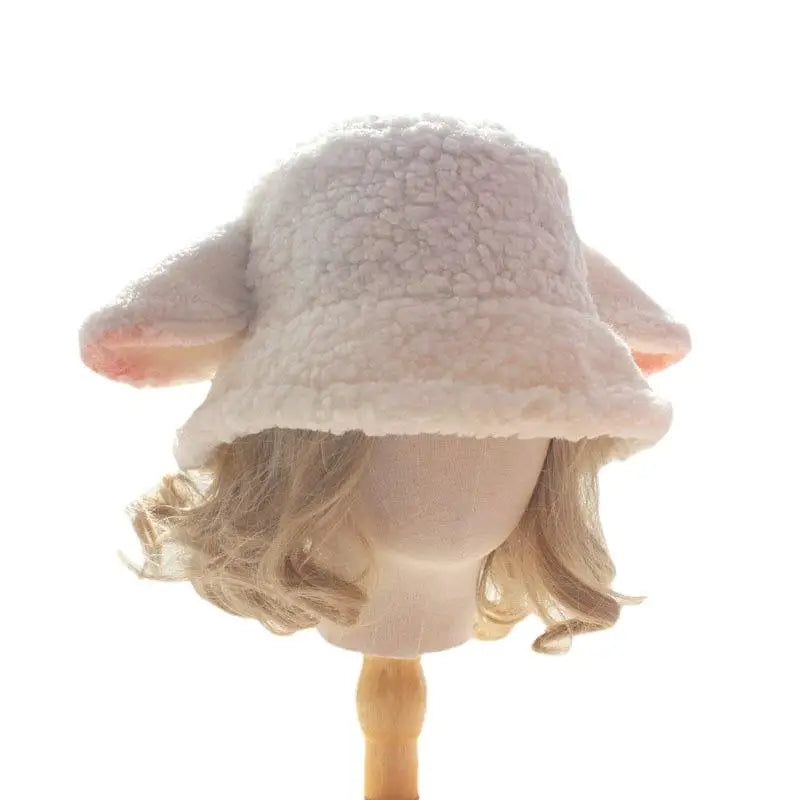 Faux Lamb Bucket Hat for Autumn/Winter-1