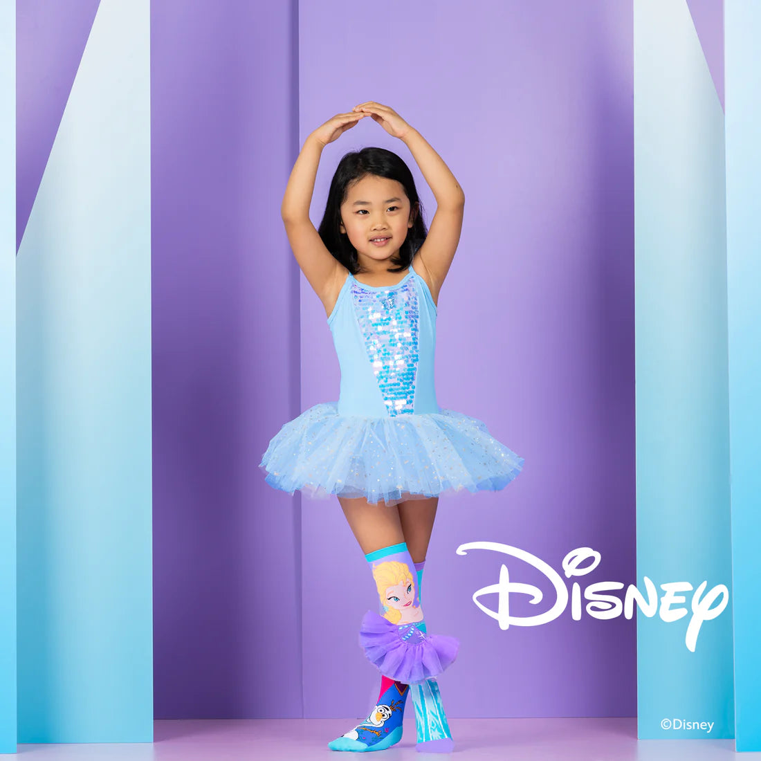 Madmia Elsa & Anna Kids Everyday Wear Comfort Soft Socks 