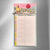 Magnetic Meal Planner Shopping List Fridge Magnet & Gel Pen