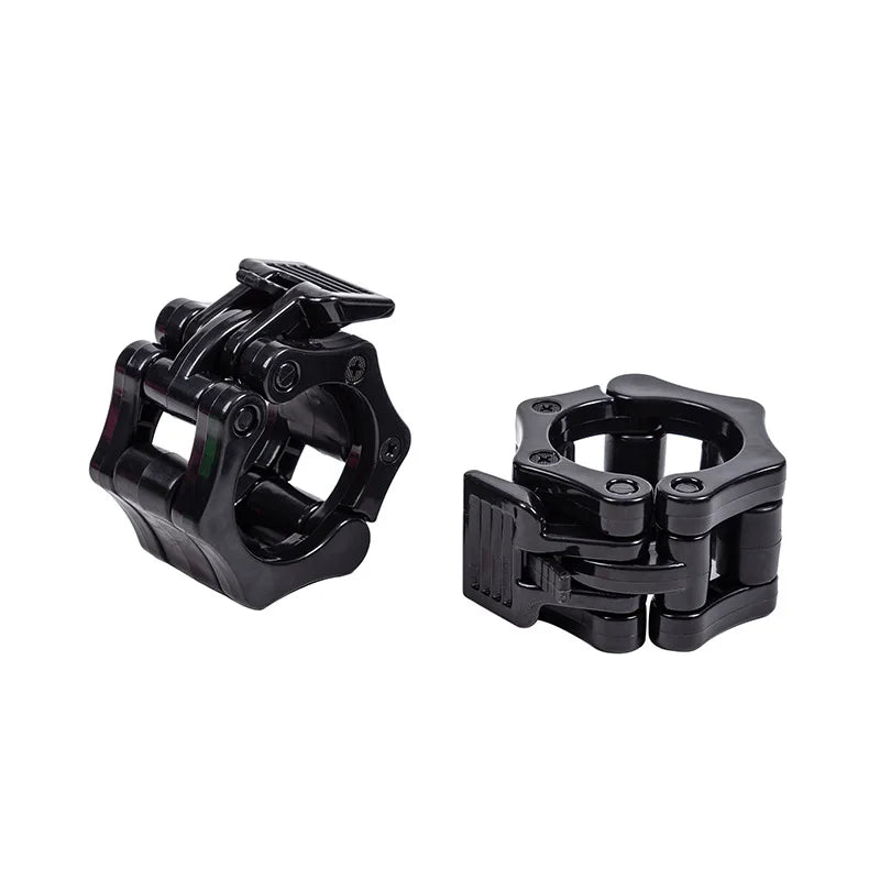 Barbell Collars/Clamps 2.5cm (2pcs) Spin Lock Weight Bar Clips for Weightlifting