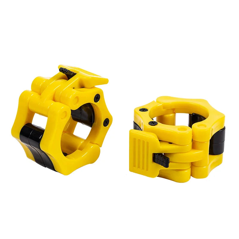 Barbell Collars/Clamps 2.5cm (2pcs) Spin Lock Weight Bar Clips for Weightlifting