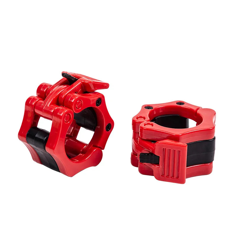 Barbell Collars/Clamps 2.5cm (2pcs) Spin Lock Weight Bar Clips for Weightlifting