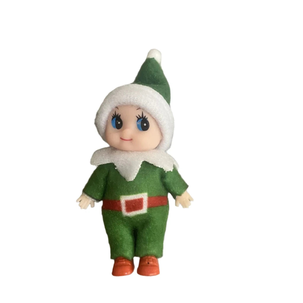 Baby Bookshelf Elf Christmas Doll Ornament