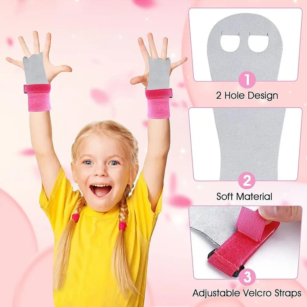 Gymnastics Hand Support Grips Wristbands Set