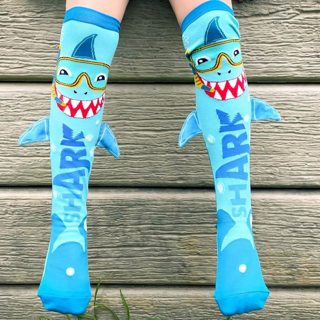 Shark Socks Underneath Feet MADMIA