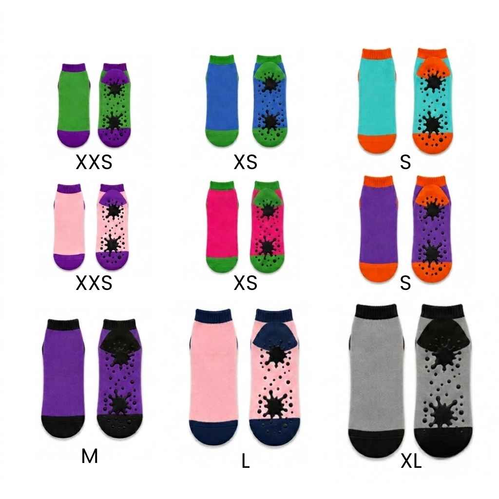 Kids' Grip Socks (Non-slip/Trampoline) Splash Design