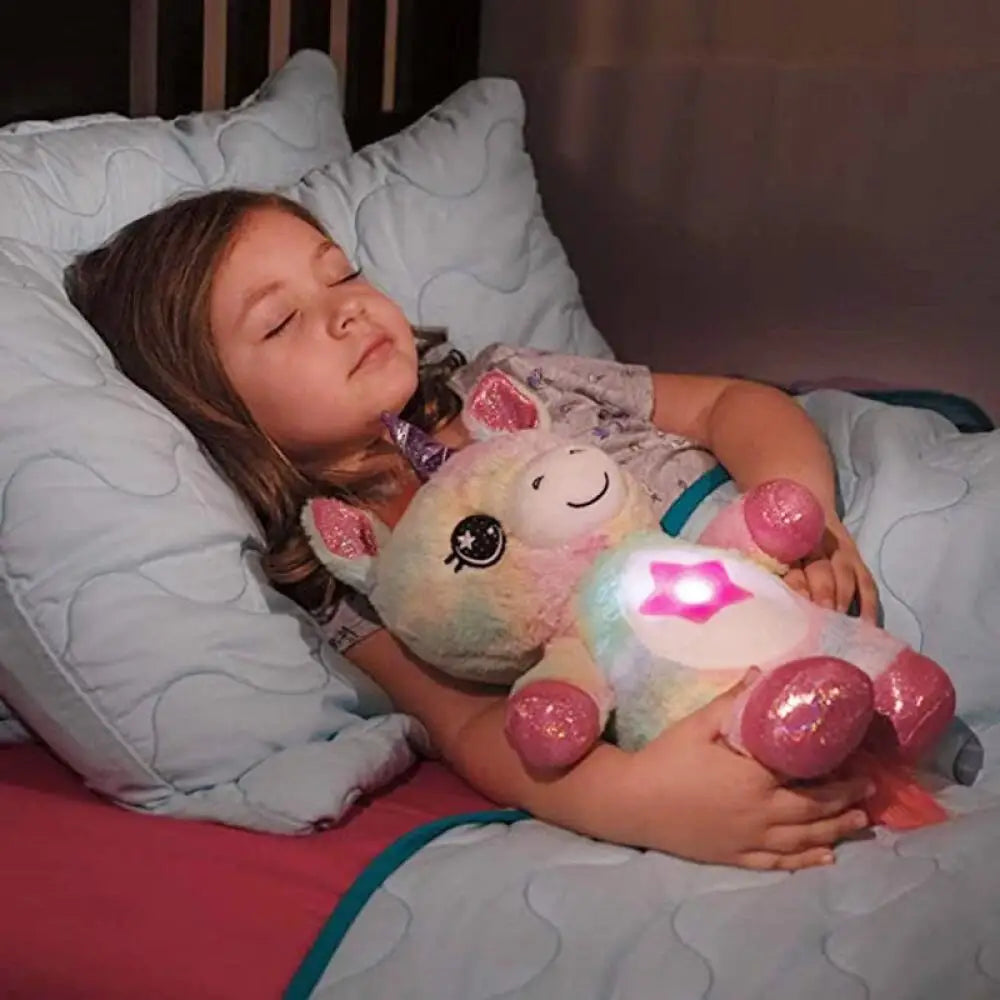 Star Projector Night Light Plush Animal Doll Toy
