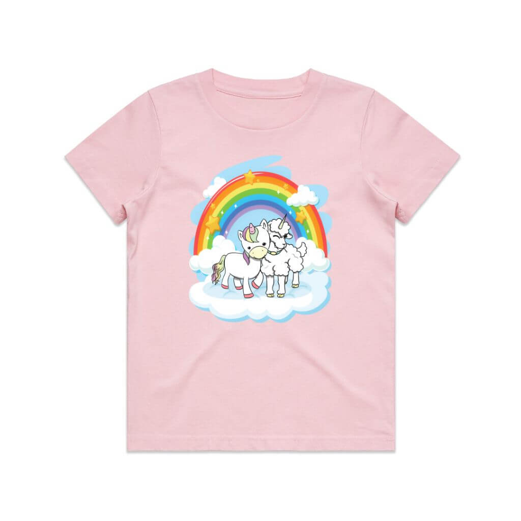 Little Kids&#39; Unicorn and Lambicorn BFF T-Shirt