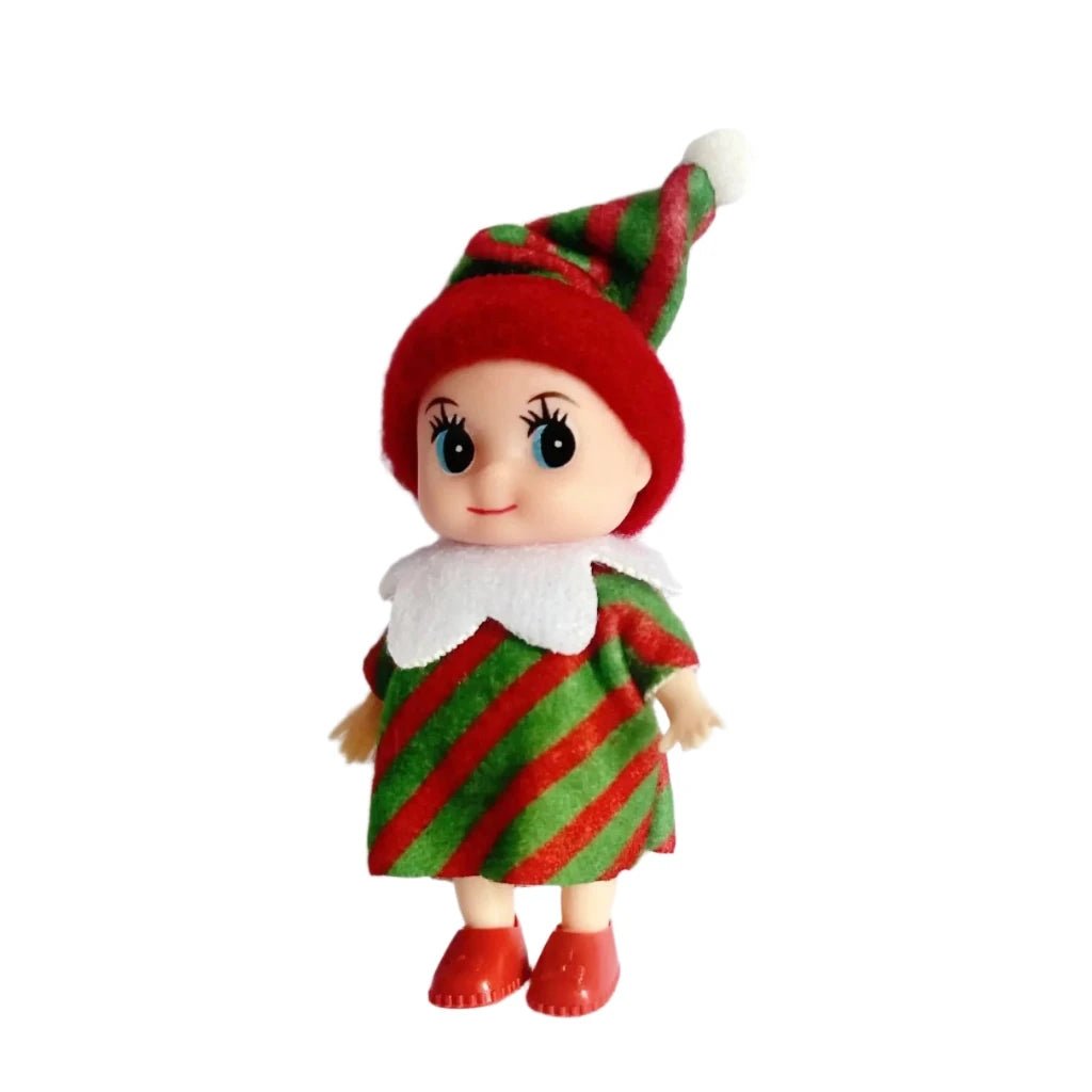 Baby Bookshelf Elf Christmas Doll Ornament - The WPop Shop