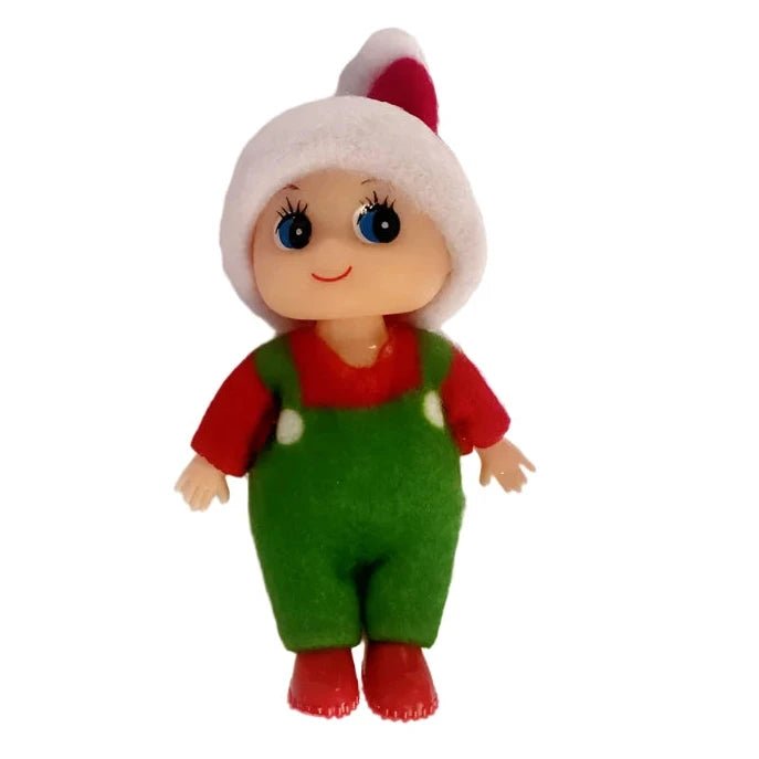 Baby Bookshelf Elf Christmas Doll Ornament - The WPop Shop