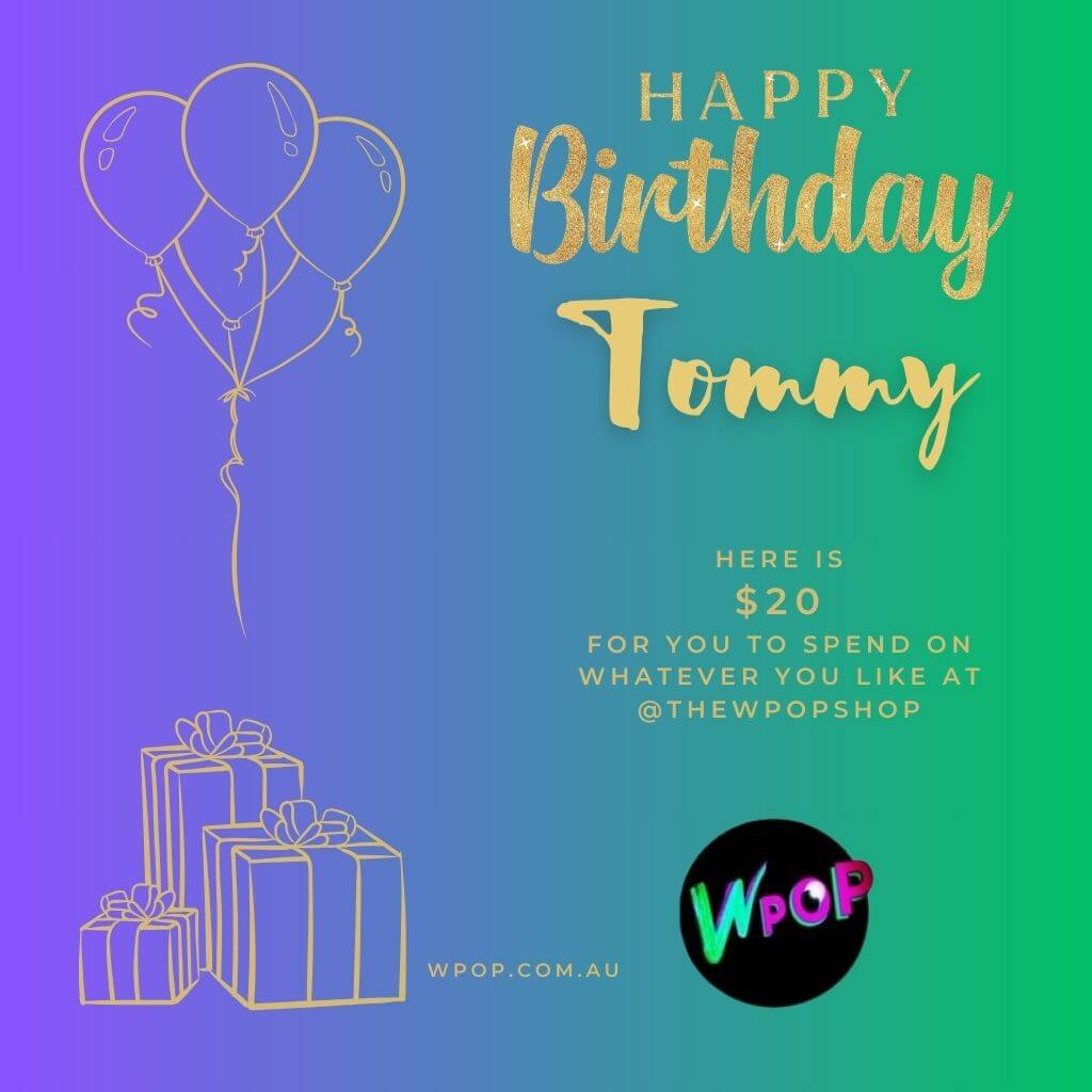 Birthday Gift Certificate - Personalised Gift Voucher - The WPop Shop