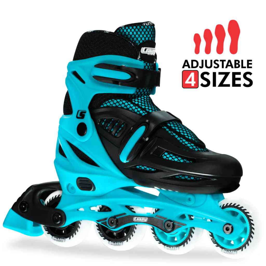 BLADE Size Adjustable Inline Skates - Crazy Skates - The WPop Shop
