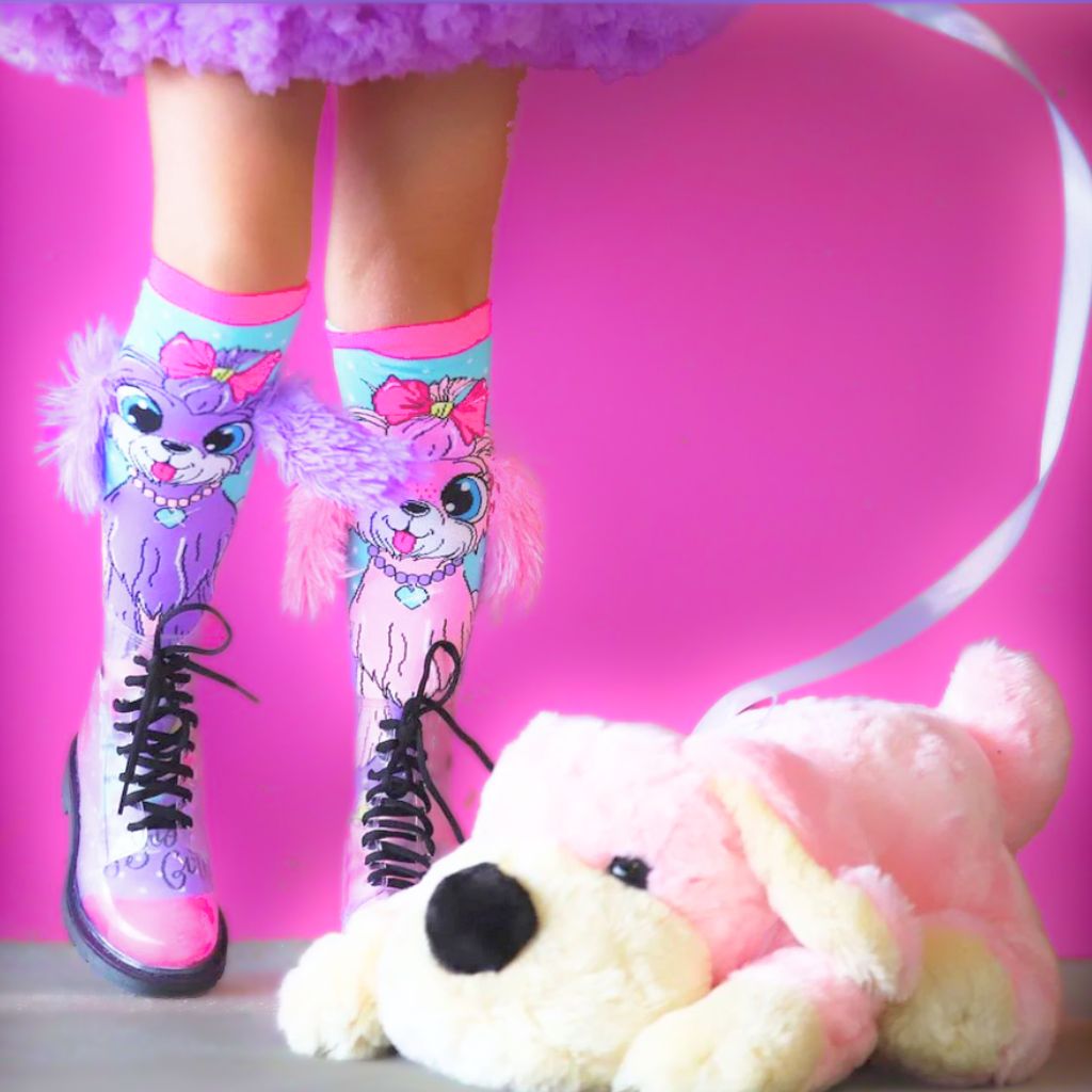 Coco in Paris Puppy Fun Socks - MADMIA - The WPop Shop