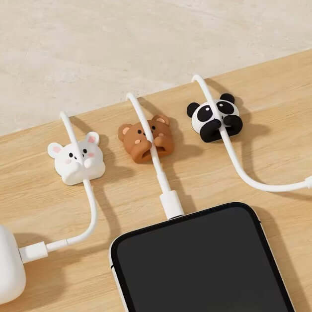 Cute Character Adhesive Cable ClipsHooks - The WPop Shop