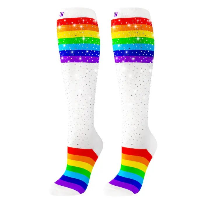 Diamond Rainbow Socks - Crazy Skates - The WPop Shop