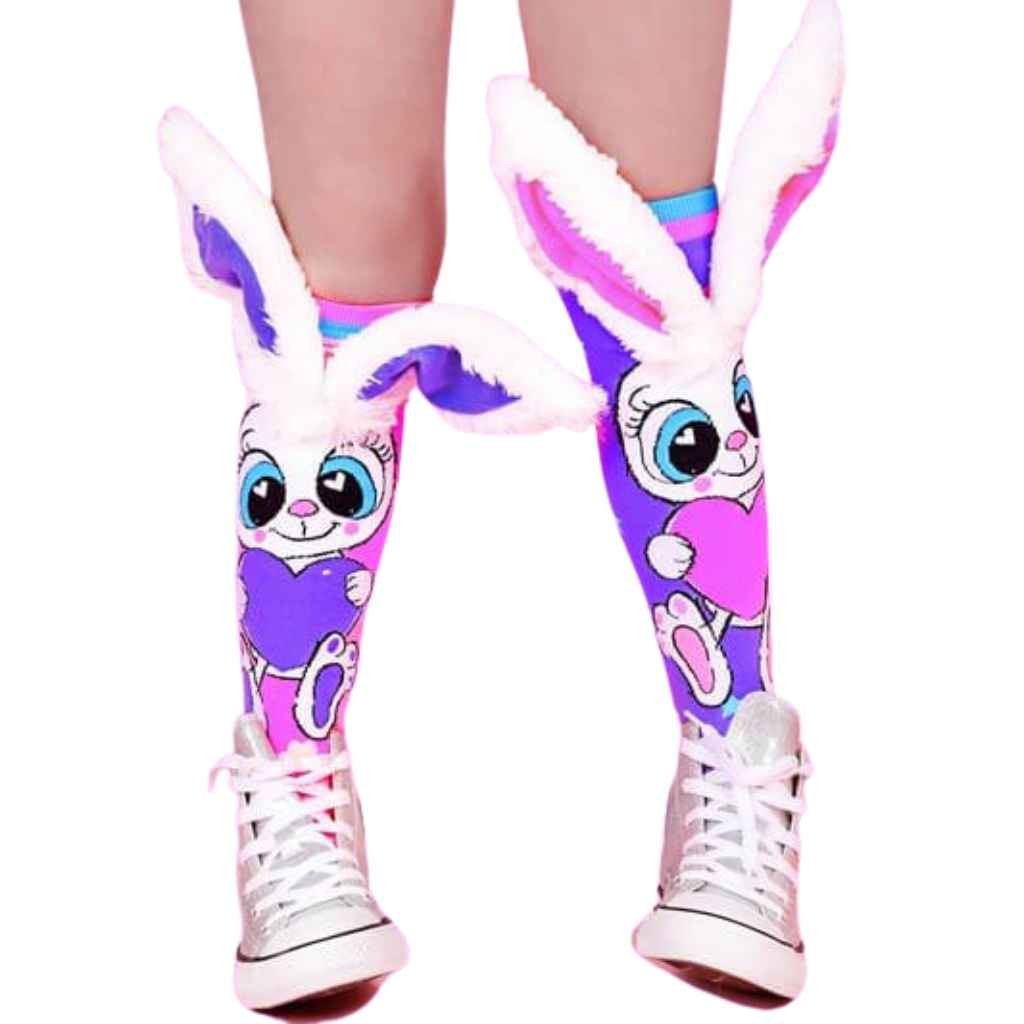 Funny Bunny Floppy-Eared Socks - MADMIA