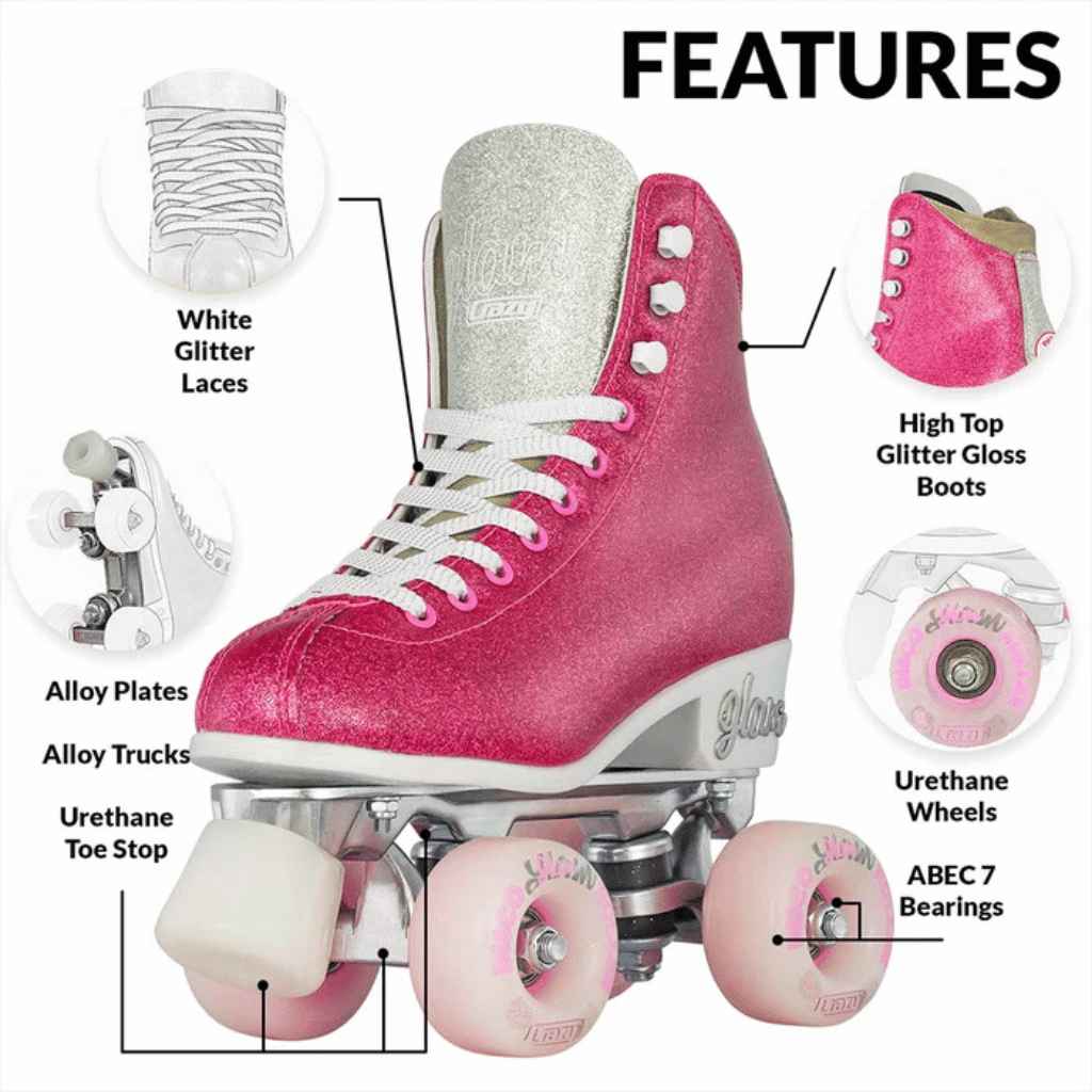 GLAM Roller Skates - Crazy Skates - The WPop Shop