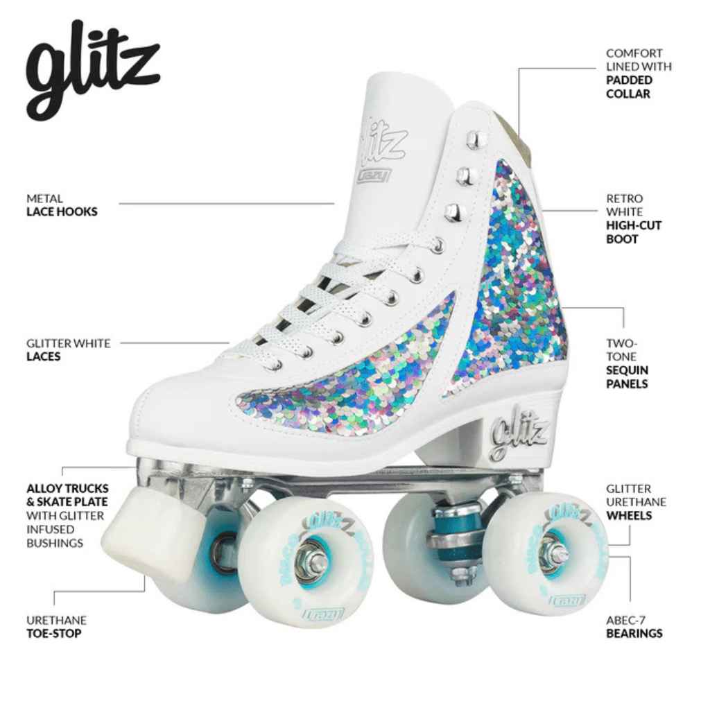 GLITZ Rollerskates - Crazy Skates - The WPop Shop