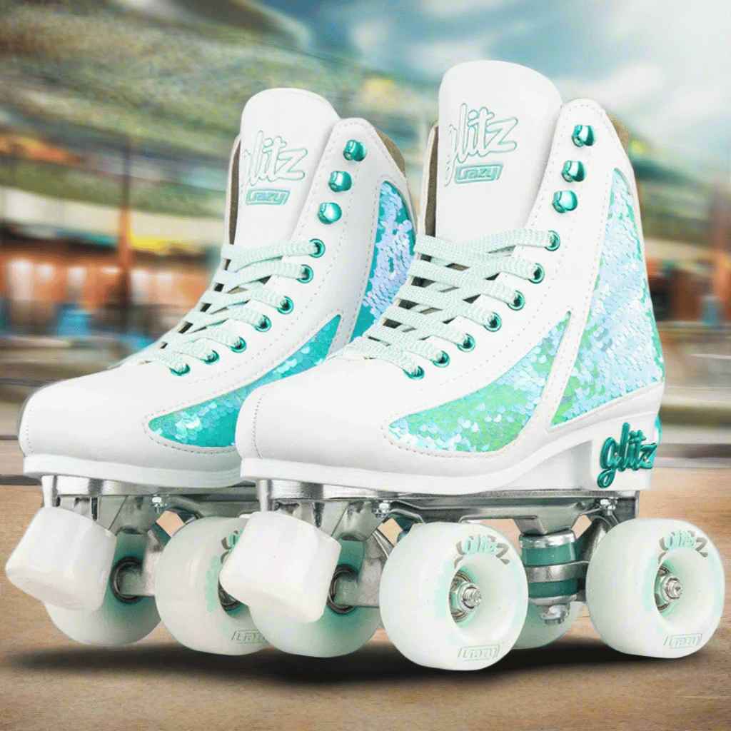 GLITZ Size Adjustable Rollerskates - Crazy Skates - The WPop Shop