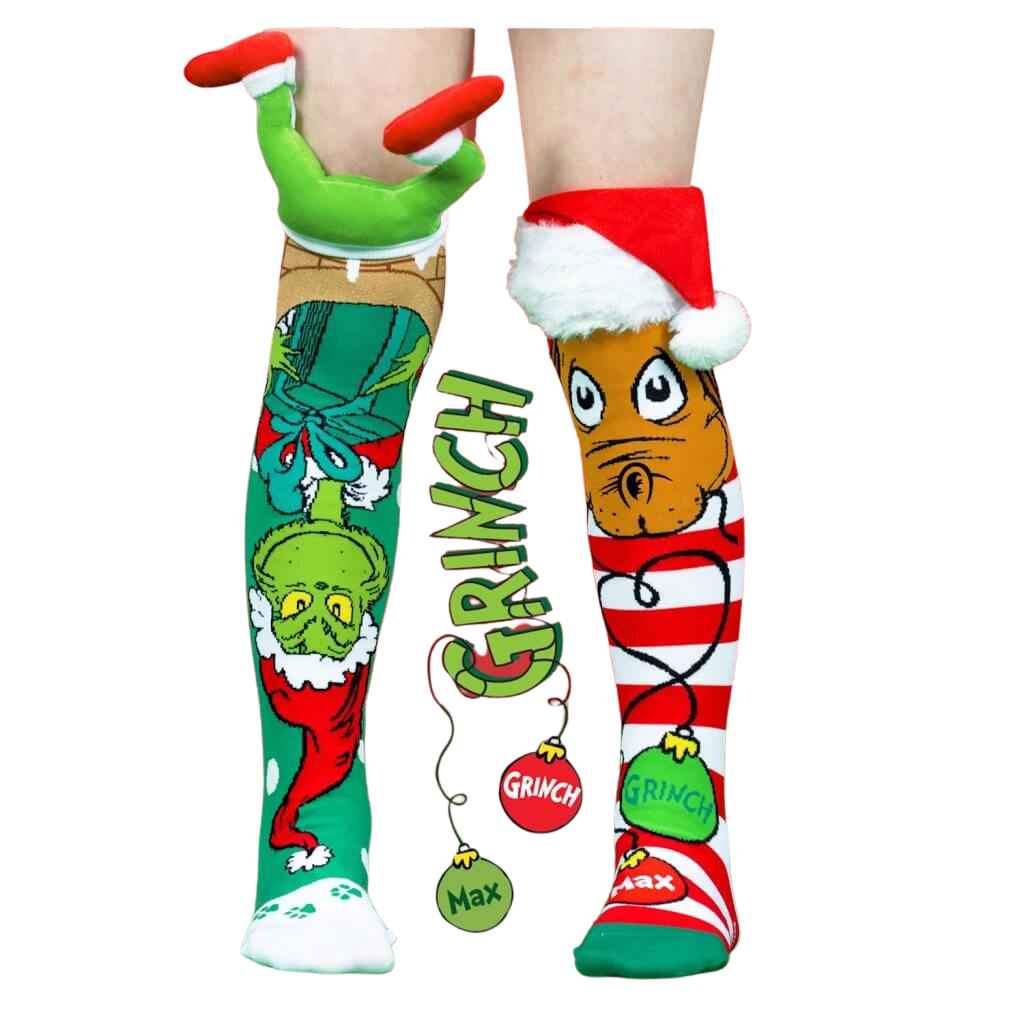 Grinch Christmas Socks - MADMIA