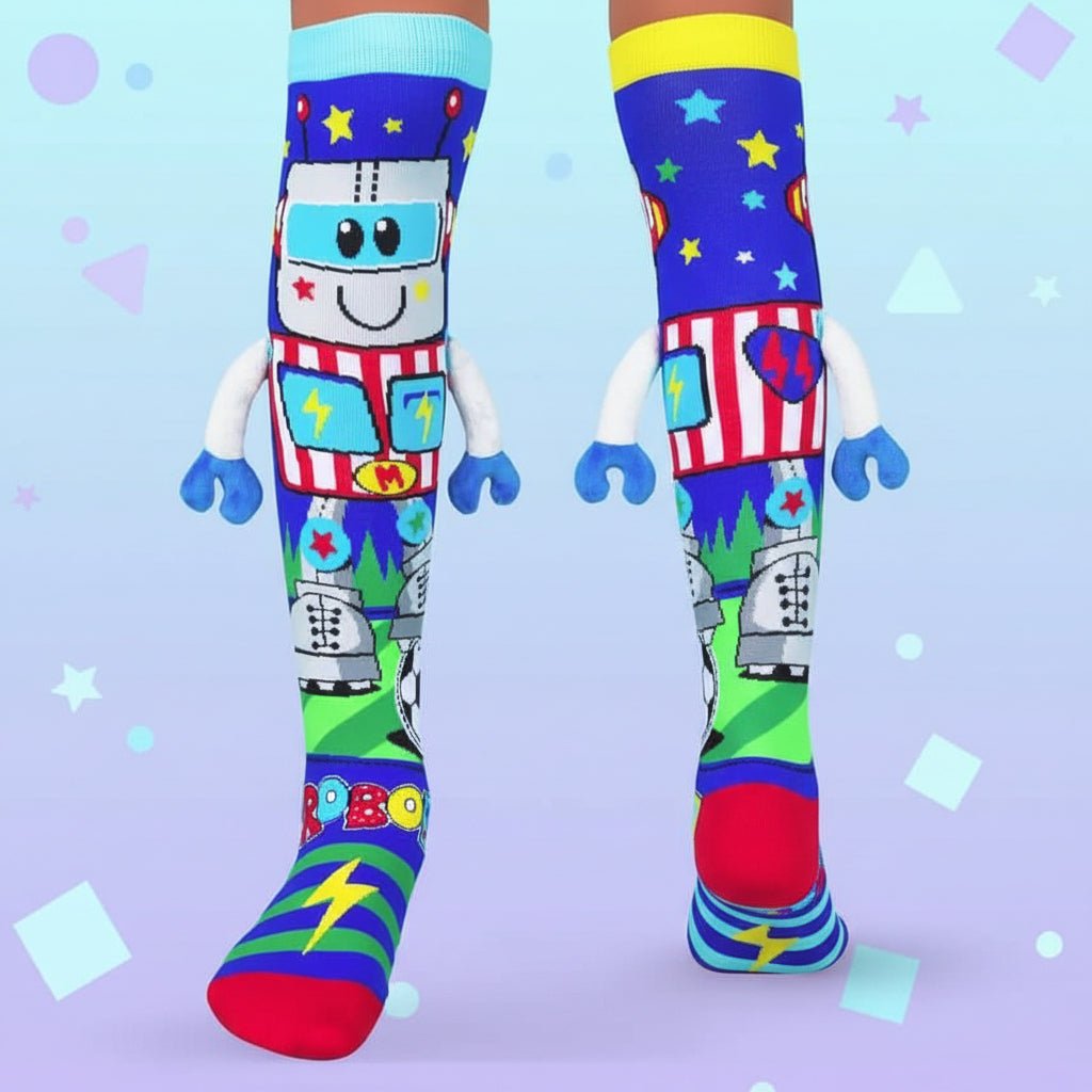 Little Kids Robot Socks – Kids & Adults - The WPop Shop