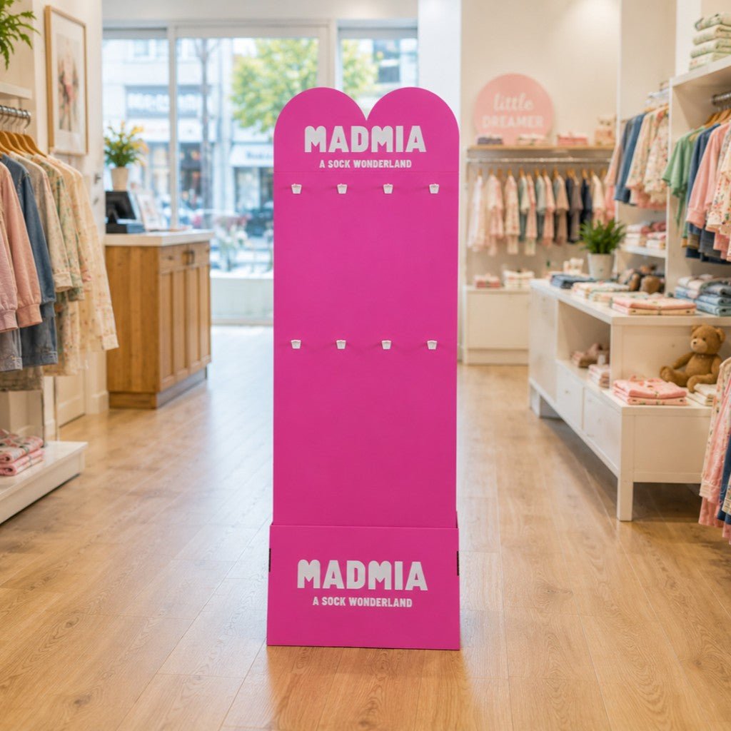 MADMIA Rotating Floor Sock Display Stand - The WPop Shop