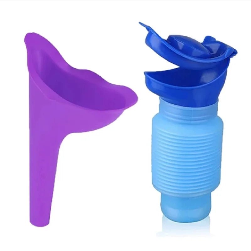 Male/Female Portable/Car/Travel Urinal Funnel & Bottle Set for Women/Kids/Men - The WPop Shop