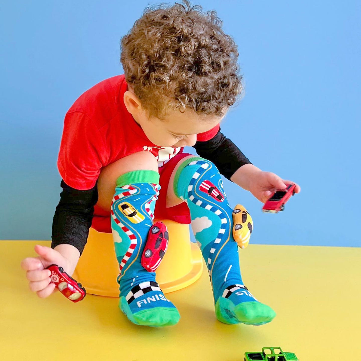 Racing Cars Socks – Preschoolers - The WPop Shop