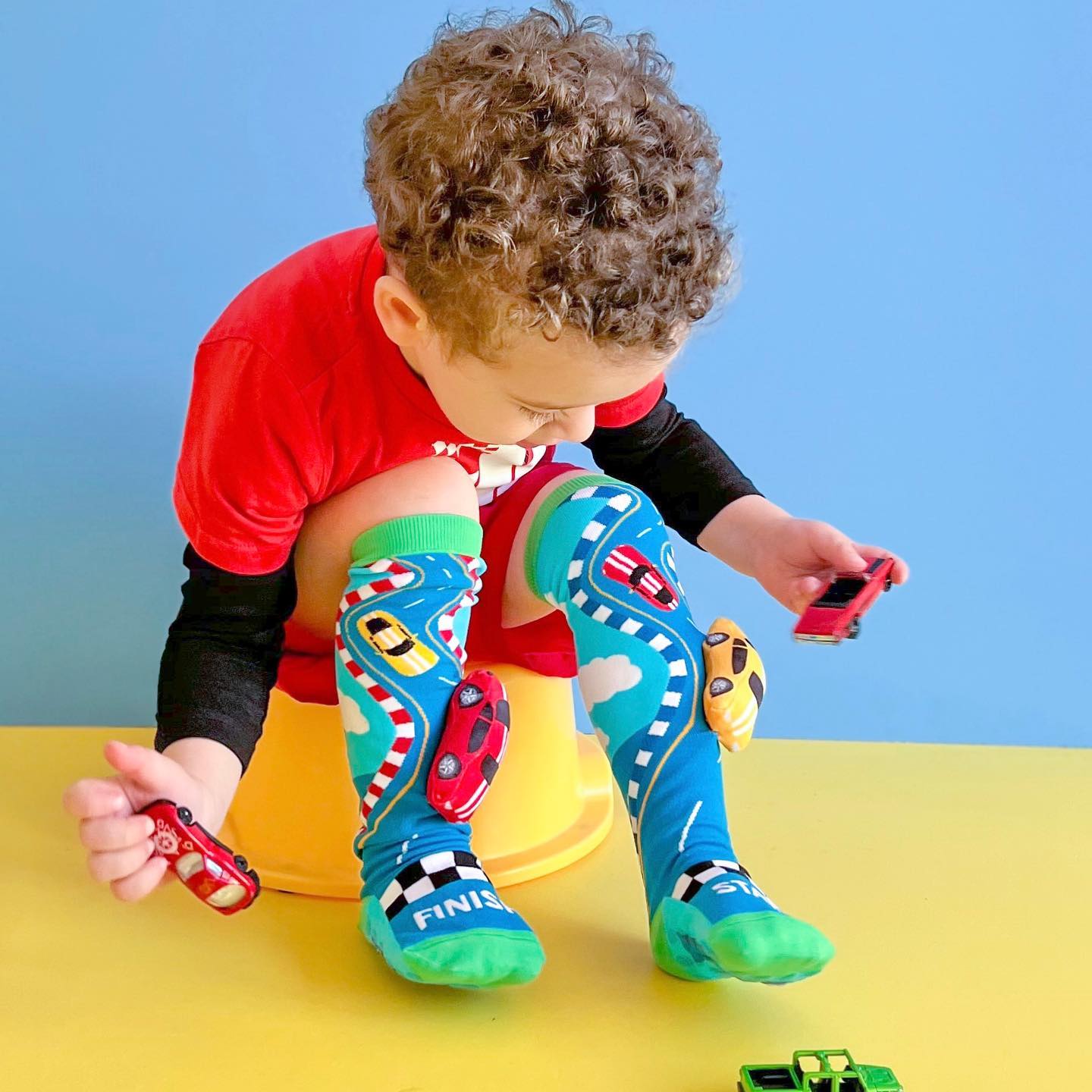 Racing Cars Socks – Preschoolers - The WPop Shop