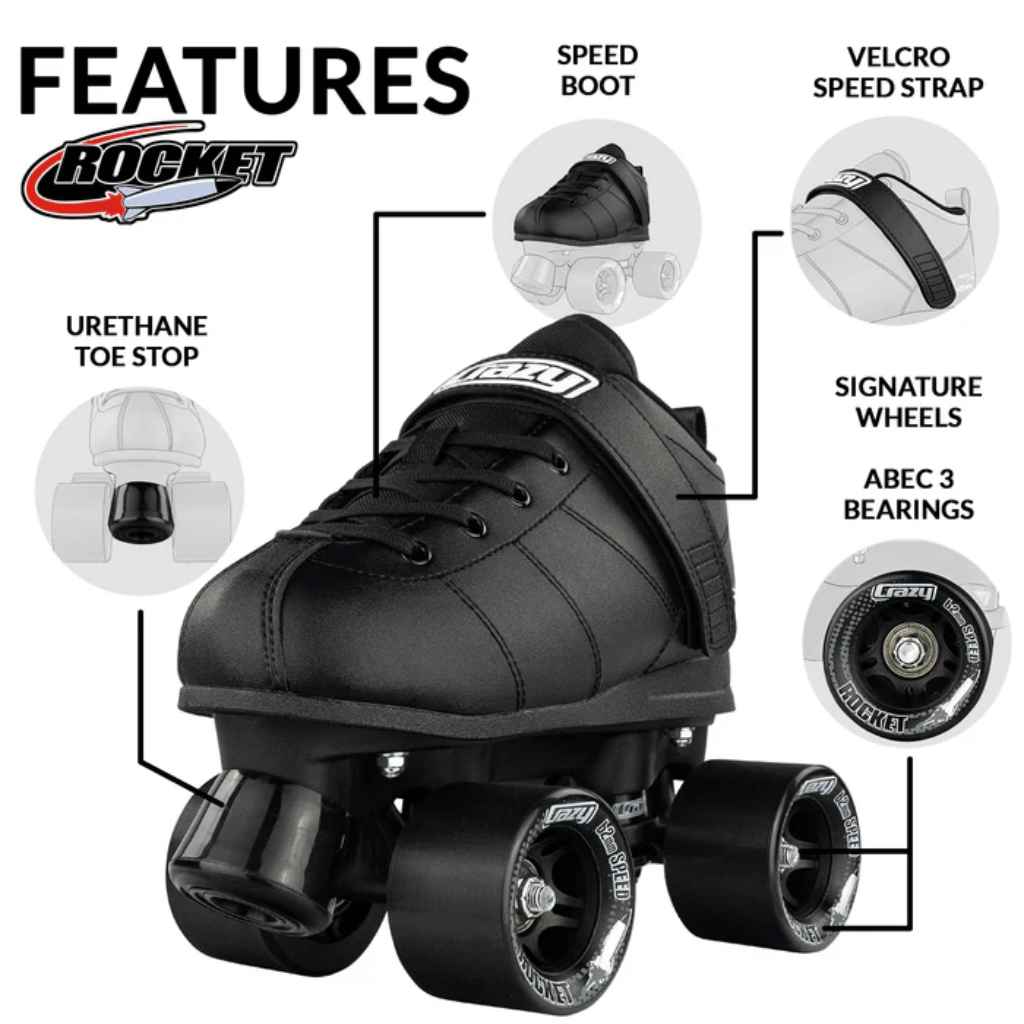 Rocket Roller Skates - Crazy Skates - The WPop Shop