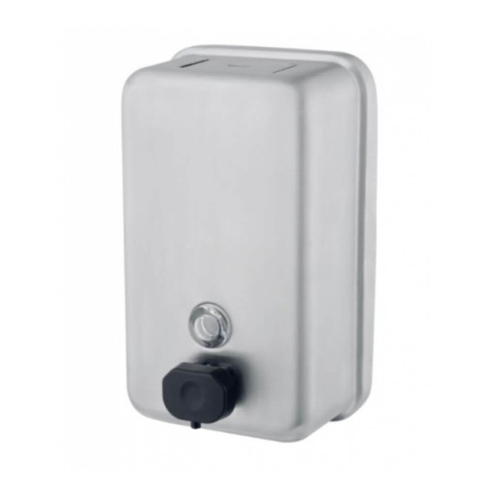 Stainless Steel Hand Soap Dispenser (Refillable, Manual, Vertical) - The WPop Shop