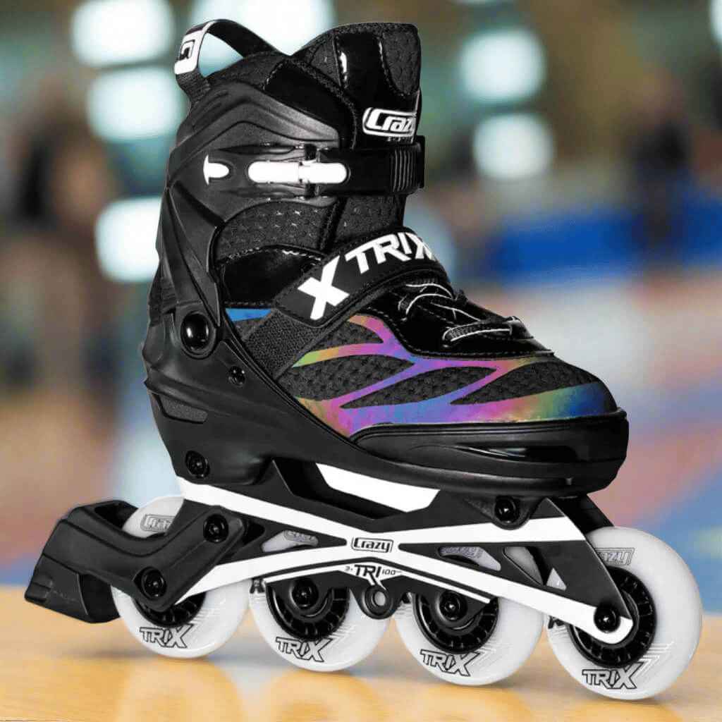 TRIX 4 Wheel Size Adjustable Inline Skates - Crazy Skates - The WPop Shop