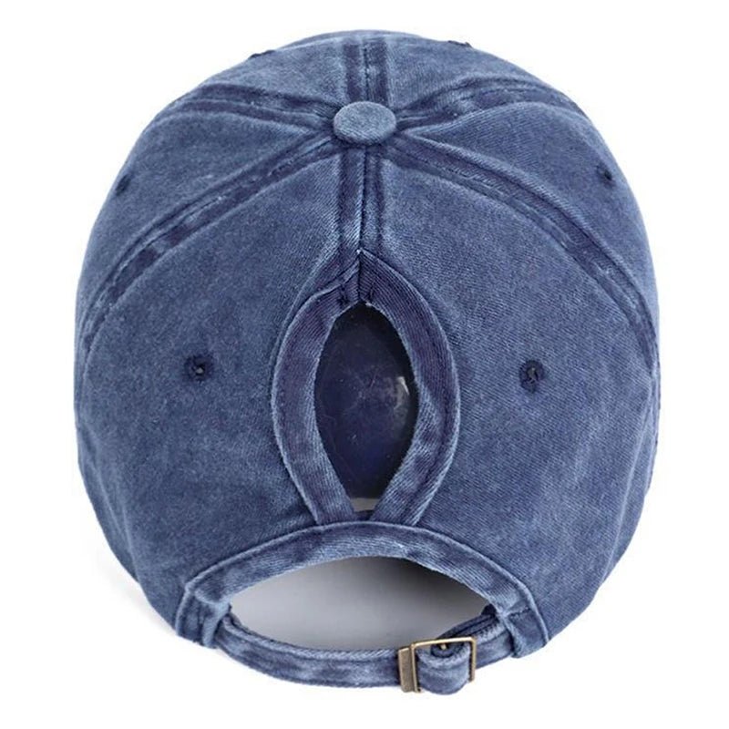 Vintage Ponytail/Bun Baseball Caps - The WPop Shop