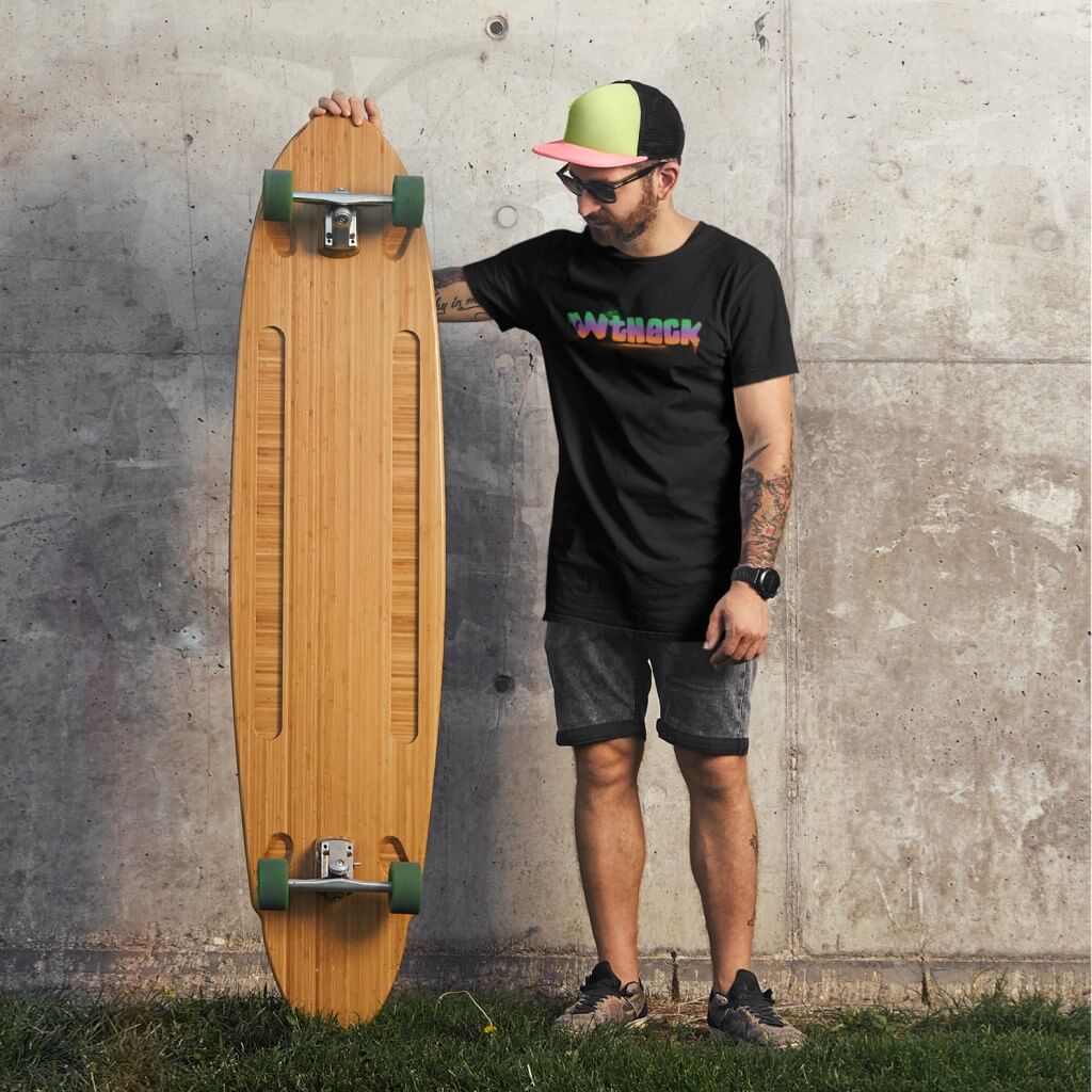 WtHeck Men's Cotton T-Shirt (Plain Back) - The WPop Shop