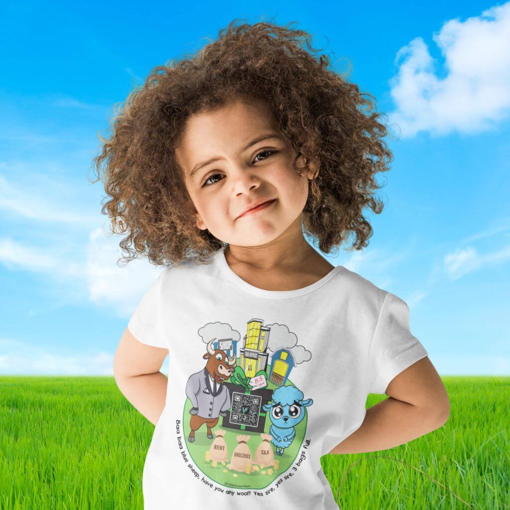 Baa Baa Blue Sheep Nursery Rhyme T-Shirt