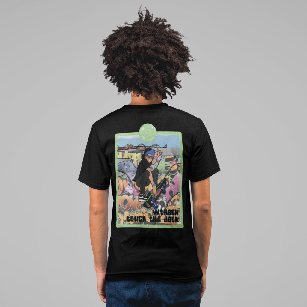 Wt Heck Skater Boys T-Shirt Black Front