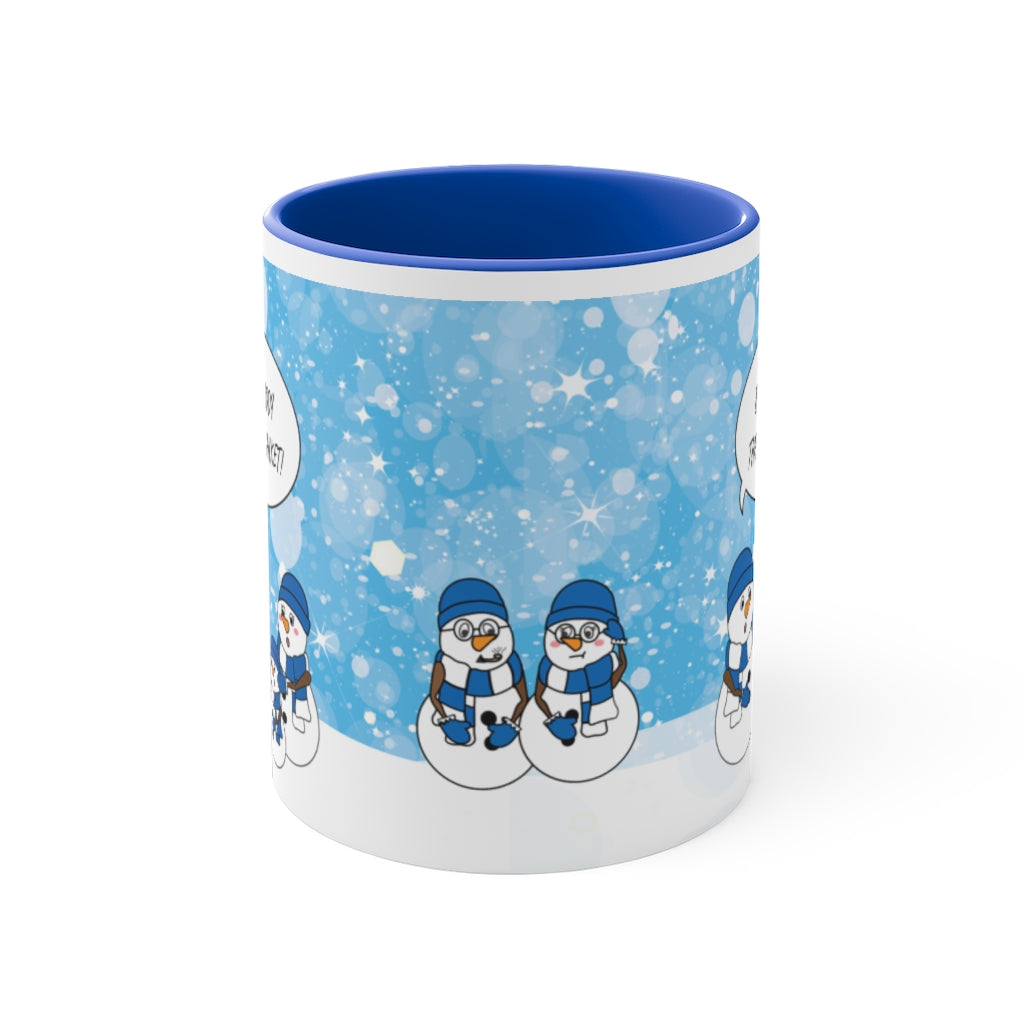 Blue Snowman Family Mug Part Nine