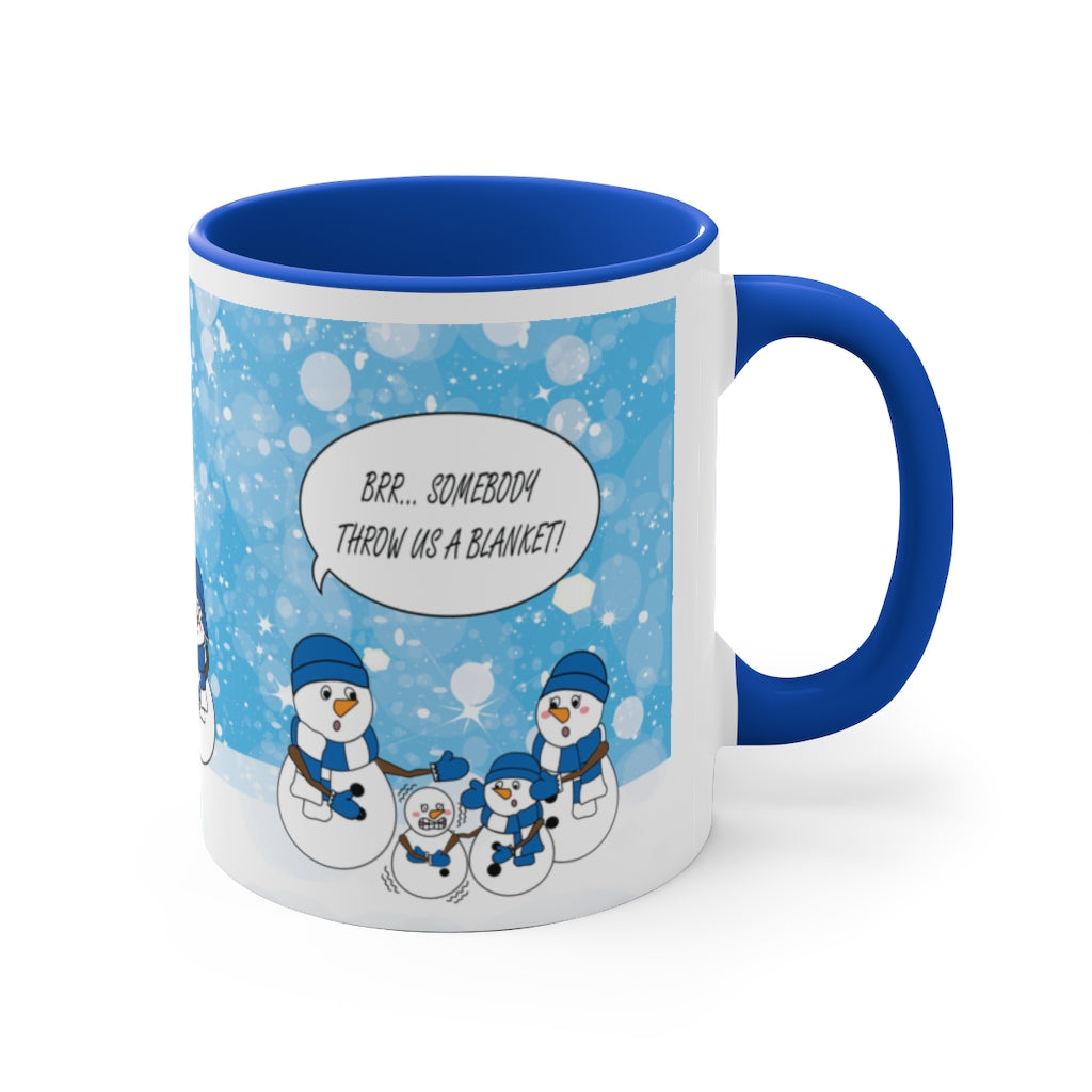 Blue Snowman Family Mug Part seven